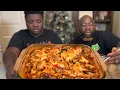 Lagu Smothered Chicken \u0026 Rice Mukbang With My Son | Comfort Food Eating Show