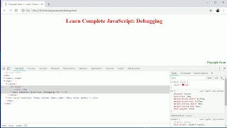 JavaScript Debugging in Hindi Part20
