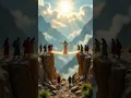 Jesus Creates a Bridge of Light Divine Miracle Diorama Scene #jesus #usa #foryou #faith #fyp #shrots