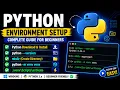 Python Environment Setup Tutorial Download Install Create Virtual Environment