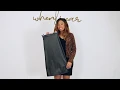 Black Commando Vegan Leather Midi Skirt - When Wear