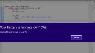 Lesson 13 Switch Statement JAVA Prog - Sahalsoftware