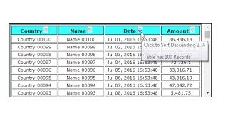 JS Sort HTML table JS Utility Plugin No External Plugin required