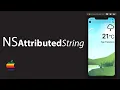 - Weathery Swift NSAttributedString