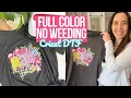 Cricut DTF Tutorial Full-Color Designs With No Weeding or Special Printers