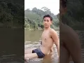 Mandi di sungai #shorts #short #shortvideo #mytripmyadventure #nature #eksplore #naked #bulge