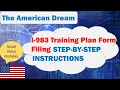 STEM OPT i-983 Filling Form Complete Step by Step Instructions fr i 983 Training Plan Form Filling