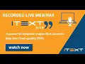 iText DITO Recorded Live Webinar