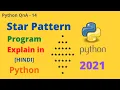 Diamond Pattern Print in Python Pattern Print in Python in Hindi QnA - 14 Coding with Pritam