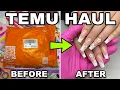 New TEMU Nail Supplies DIY Press-On Nails for Beginners