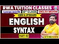 Class 12 English Grammar Syntax Part-02 12th English Grammar Imp Topic By Shahrukh Sir