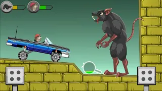 Hill Climb Racing - The Mad RAT drank an elixir and attacked Bill on Lowrider | GamePlay