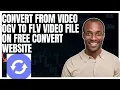 Download Lagu How to convert from Video OGV to FLV video file on FreeConvert website
