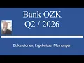 Bank OZK beats estimates But why is the success model under pressure Q2 2026