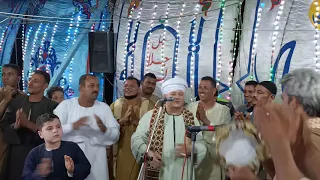 حفل زواج ستة شباب علي يد الشيخ ايمن هريدي وأجمل مديح من خمسين سنه دندنها