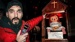 GHOST HUNTING at WARREN MUSEUM w/ REAL ANNABELLE & OVERNIGHT Team