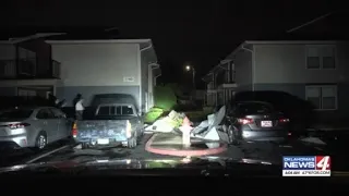 Storm damage around Norman