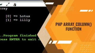 PHP Array Column Function