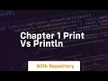 Chapter 1 print vs println