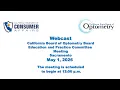 California State Board of Optometry - Practice and Education Committee