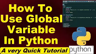 Python program using global variables Learning Python