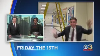 CBS Philadelphia s Jim Donovan tempts fate on Friday the 13th