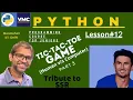 Tic Tac Toe Part 3 Human Computer Code in Python Lesson Coding Blocks Junior Hindi