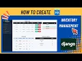 Django Inventory Management System Web Application