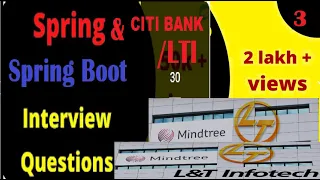 Spring Boot Interview Spring interview Java interview