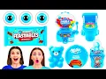 Download Lagu Blue Food Challenge | Funny Food War by CRAFTooNS Challenge