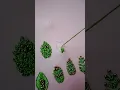 Lagu Leaf Embroidery Stitch 🌱 | Leaf #ytshorts  #shorts #youtubeshorts #trending