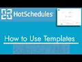 HotSchedules - How to Use Templates TopBizGuides