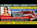 US Embassy India Current Status - Hyderabad Consulate H1B Slots Availability