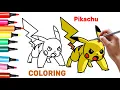 Pikachu coloring page Pokemon coloring page