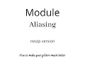 Module Aliasing using nestjs