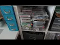 Scrap and Craft Space Tour 2024 Realistic organizing of papers stamps and more