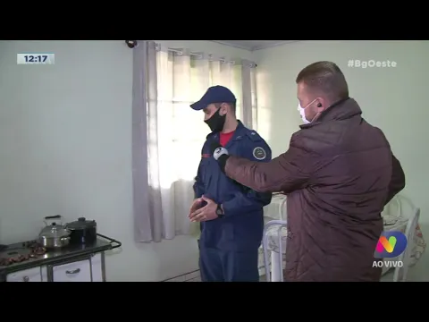 Bombeiros alertam sobre cuidados para evitar acidentes em casa no inverno