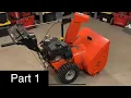Ariens snow blower is running rough Part 1 carb rebuild 926LE