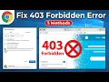 How to Fix 403 Forbidden Error 2026 Quick Easy