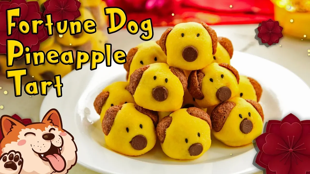 How To Make Fortune Dog Pineapple Tart   Share Food Singapore