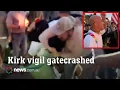 Download Lagu Huge brawl breaks as Charlie Kirk vigils are held across USA