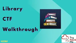 Library CTF TryHackMe Walkthrough