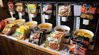 무인 라면 편의점, 라면 가게 모음! / automated ramen machine! ramen store