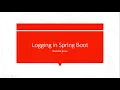Overview of Logging Best Practices Example in Spring Boot - IDEA