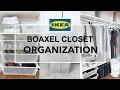 ANOTHER CLOSET MAKEOVER Installing Ikea Boaxel System - master bedroom closet organization