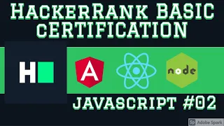 HackerRank Javascript Basic Certification