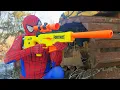 Sniper Spider Man Nerf War (Nerf Gun)