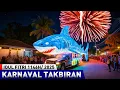 Karnaval Malam, Mobil Hias Hiu Raksasa Menyala Keren Sekali