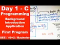 Introduction and first program C Programming for beginners in Nepali Day 1 Readersnepal