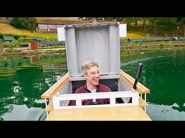Video: Hello from inside a tiny boat.